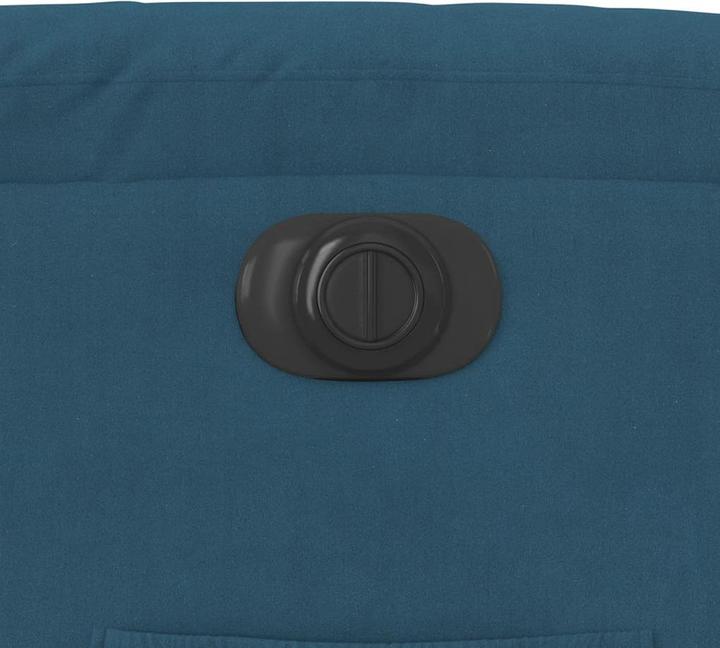 Actual product image VidaXL Electric recliner armchair Adjustable TV armchair Blue velvet