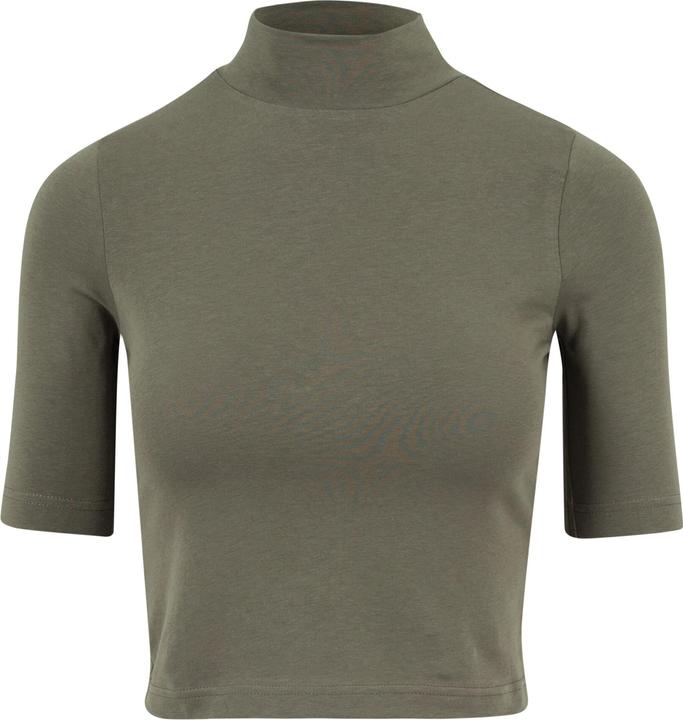 Urban Classics Ladies Cropped Turtleneck Tee (L)