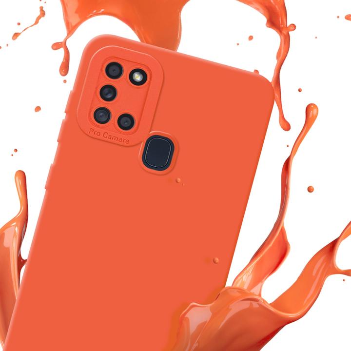 Actual product image Cadorabo Case for Samsung Galaxy A21s in TPU Fluid LM162 Style (Samsung Galaxy A21s)