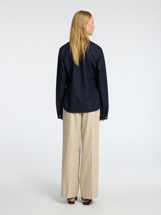 Image du produit Selected Femme Chemise en jean à manches longues près du corps (38)