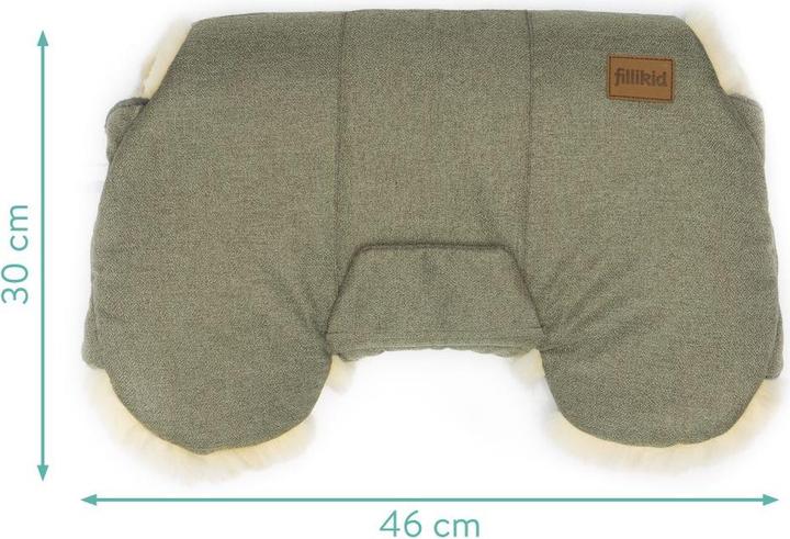 Actual product image Fillikid Handwärmer Lammfell-Handwärmer Nyby Style für Buggy