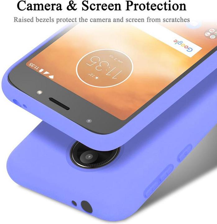 Immagine prodotto Cadorabo Copertura della cassa del silicone liquido TPU (Motorola Moto E5 Play Go)