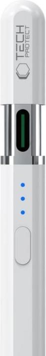 Image du produit Tech-Protect Stylet magnétique numérique 3 Magnetic Pen pour tablette iPad - Blanc
