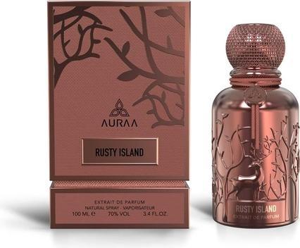 Produktbild Auraa Desire Rusty Island Extrait Parfüm 100ml von Starker Leder-Holz-Duft für Männer und Frauen (Eau de Parfum, 100 ml)