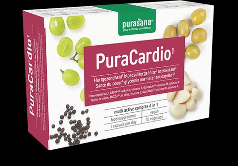 Produktbild Purasana PuraCARDIO 5 in 1 Vitamin Komplex Vegetarisch (Kapseln, 16.90 g)