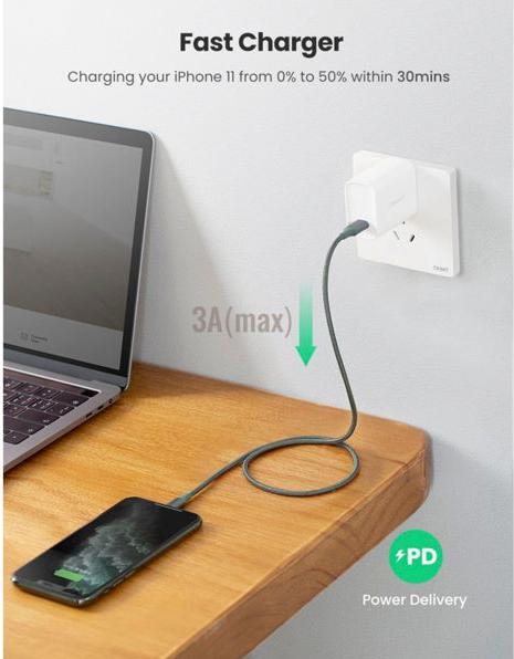 Immagine prodotto Ugreen Cavo da fulmine a USB-C 2.0 (1 m, USB 2.0)
