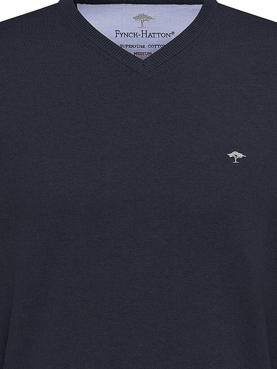 Produktbild Fynch-Hatton V-Neck Sweater navy (4XL)
