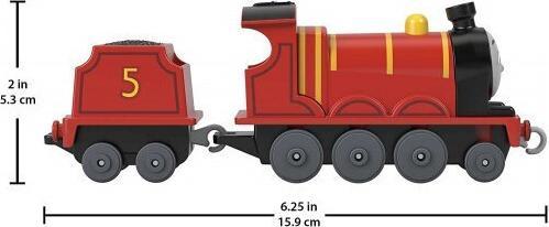 Produktbild Mattel Fisher-Price Thomas & Friends die-cast push-along James toy train engine for preschool kids ages 3+
