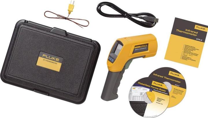 Image du produit Fluke Thermomètre infrarouge 572-2 Optique 60:1 -3