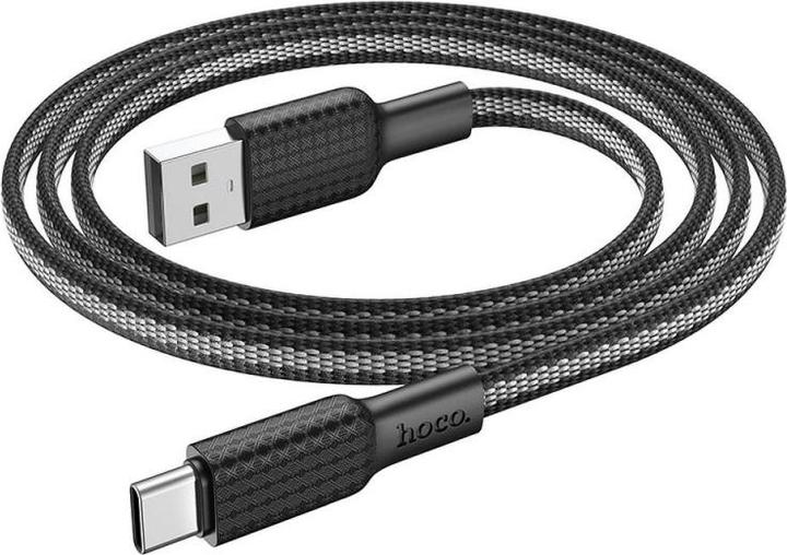 Actual product image Partner Telecom Hoco - Data Cable Jaeger (X69) - USB-A to USB Type-C, 3A, 1m - Black / White (1 m, USB 3.0)