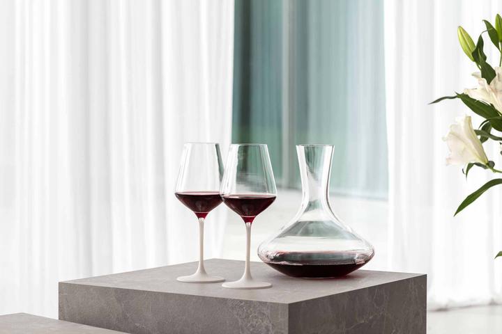 Actual product image Villeroy & Boch Red wine glass, set of 4 Manufacture Rock blanc (47 cl, 4 Glasses, Red wine glasses)