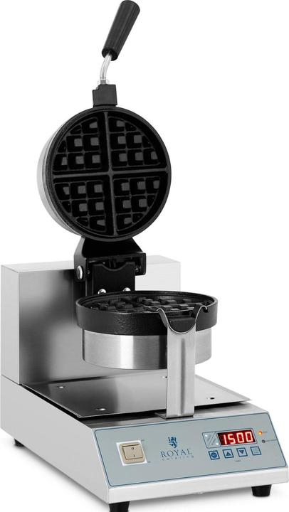Produktbild Royal Catering Waffeleisen Waffelgerät Waffelautomat Waffle Maker Belgische Waffel 1300W 18cm