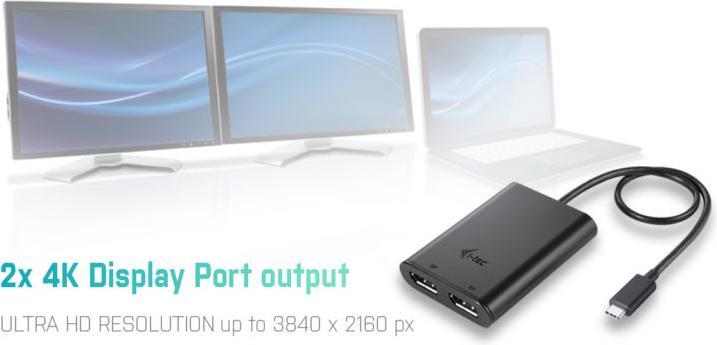 Image du produit i-tec USB C vers (DP, 7 cm)