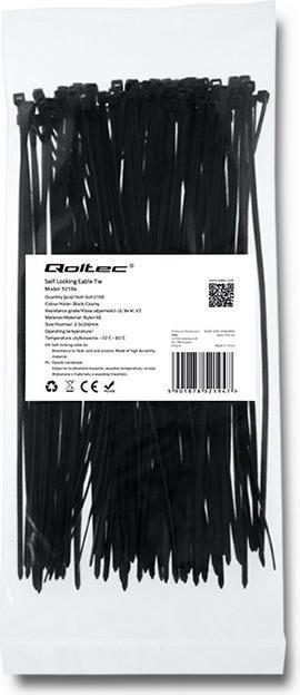Produktbild Qoltec Selbstsichernder Kabelbinder (200 mm, 100 Stk.)