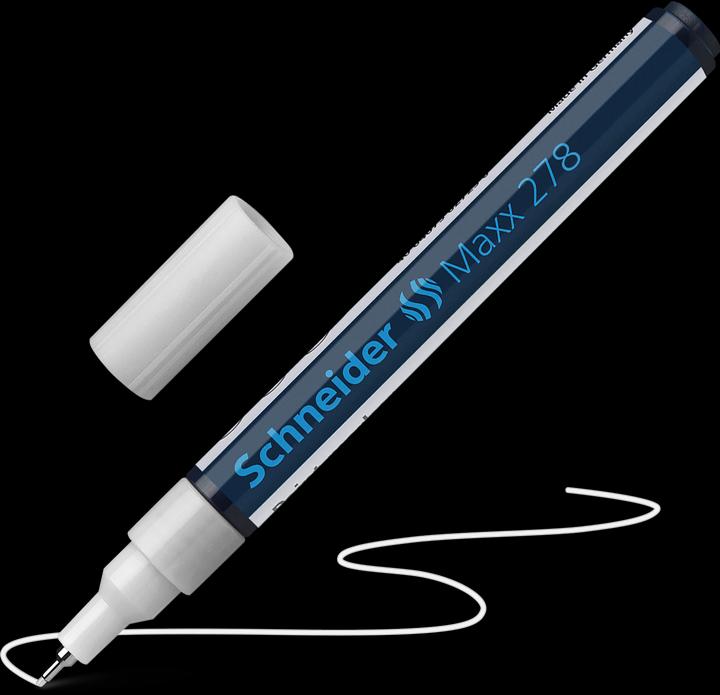 Actual product image Schneider Paint marker Maxx 278 0.8mm white (White, 0.80 mm, 1 x)