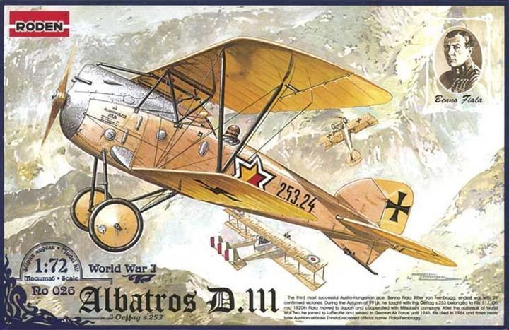 Actual product image Roden Albatros D.III Oeffag p.253