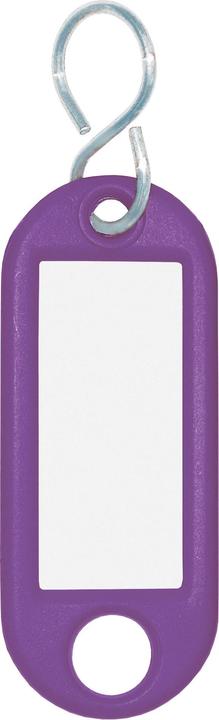 Actual product image Wedo Keychain S-hook purple bulk plastic with white