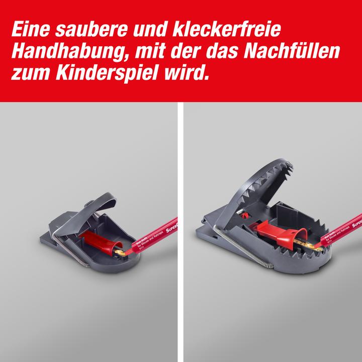 Actual product image Super Cat Ersatz-Köder Spritzen SuperCat 2er für Mause- & Rattenfallen