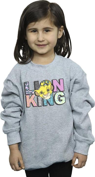 Produktbild Disney The Lion King Pattern Logo Sweatshirt Mädchen (140, 146)