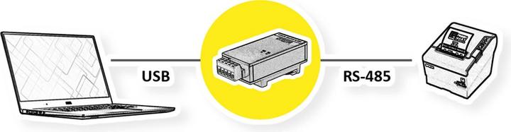 Produktbild Roline USB2.0-RS422/485 (0.12 m)