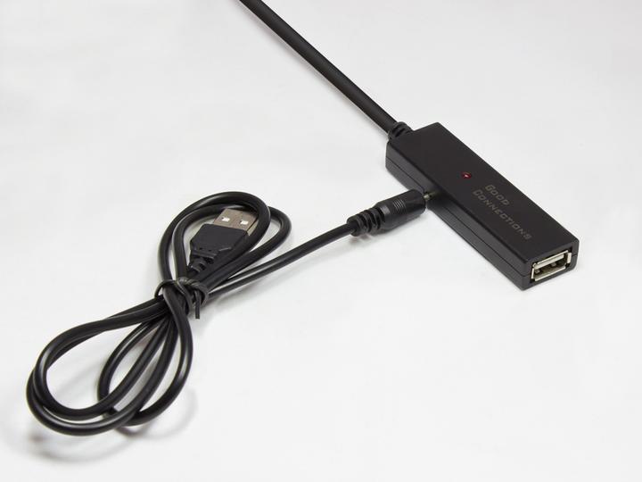 Immagine prodotto Good Connections ACTIVE Cavo di prolunga USB 2.0, da maschio A a femmina A, CU, nero, 15m, ® (15 m, USB 2.0)