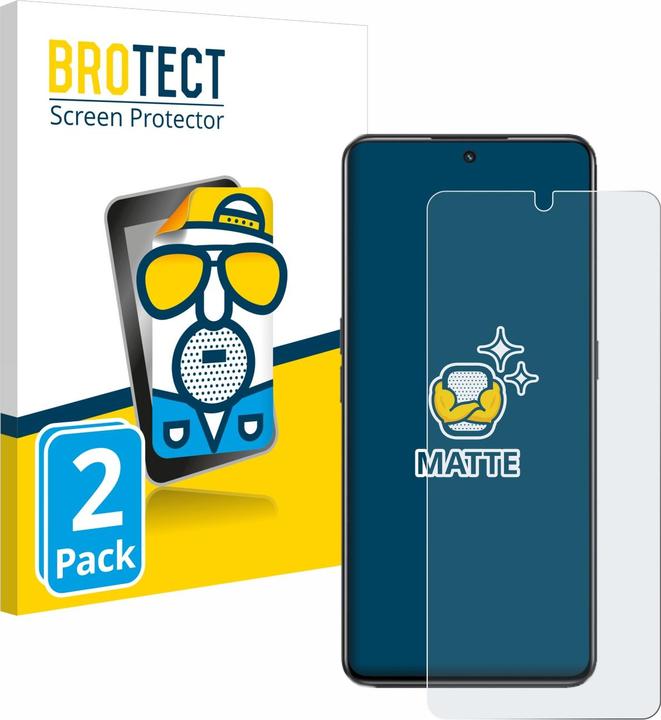 Actual product image BROTECT Anti-glare screen protector matt (2 Piece, Realme GT Neo 3)