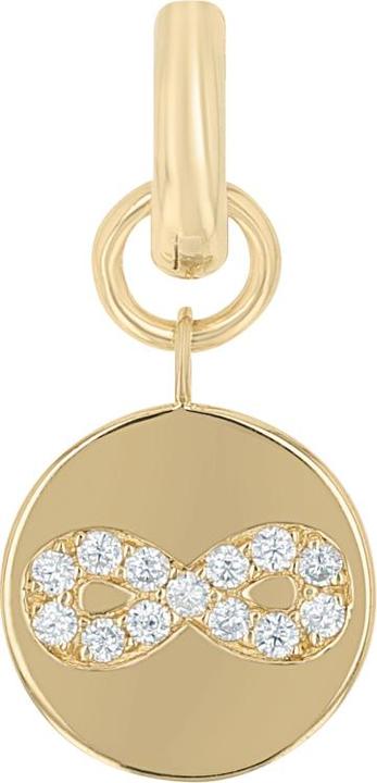 Produktbild Amor Charms für Damen, 925 Sterling Silber, Zirkonia synth. | Infinity (Silber 925)