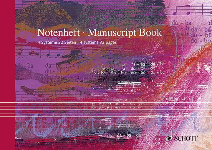 Actual product image Music book A5 landscape (A5, No binding)