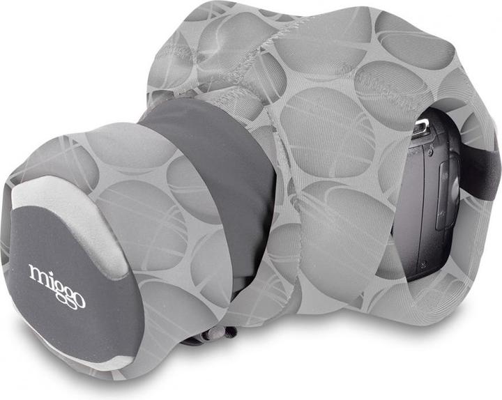 Immagine prodotto miggo Grip & Wrap, Fotocamera digitale, Spandex, Neoprene, Grigio, DSLR, 41 cm, 140 mm