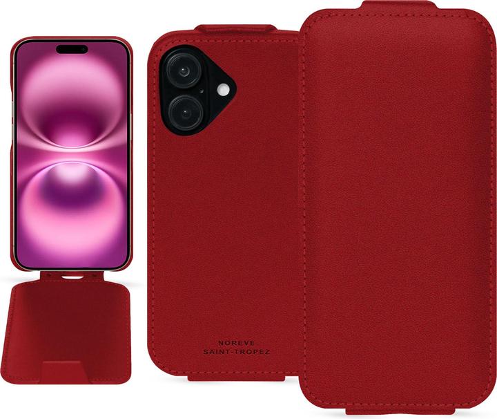 Actual product image Noreve Vertical leather shell (Apple iPhone 16 Plus)