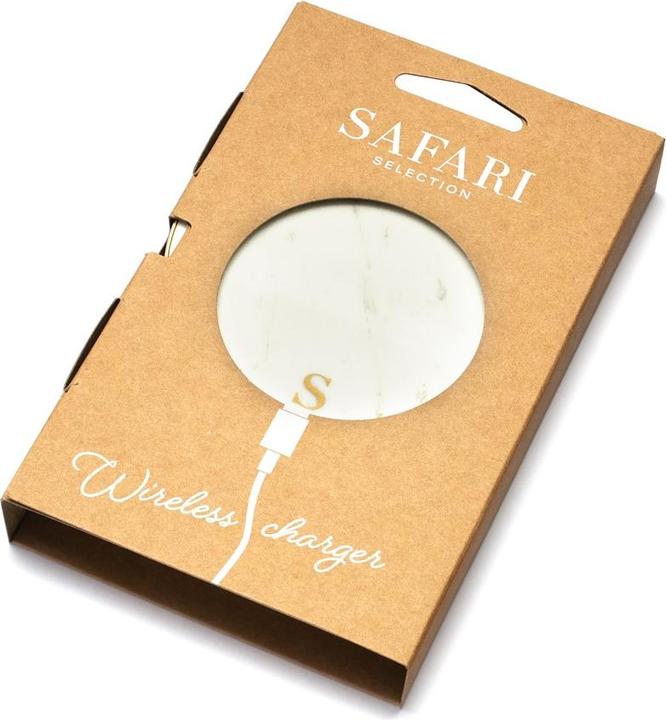 Actual product image Safari Selection Charging station CIRCLE MARBLE white/small patterned (10 W)