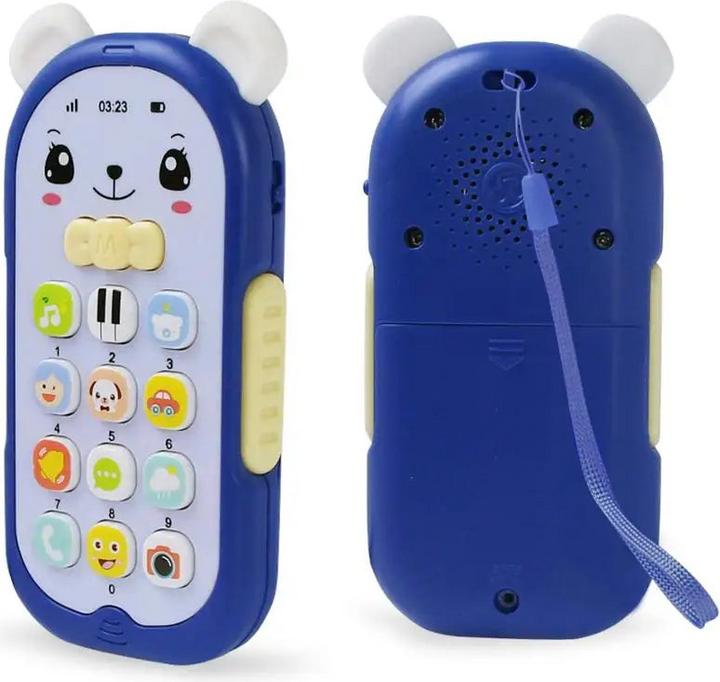 Activity Board Baby Musikalisches Handy Cartoon Beissring Telefon mit Ton & Licht Telefon Elektronisches Spielzeug