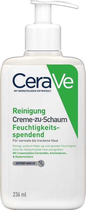 Image du produit CeraVe Cream-to-Foam (Mousse, Crème nettoyante, 236 ml)