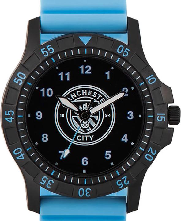 Immagine prodotto Manchester City FC Orologio da polso analogico in silicone (Orologio da polso analogico, 40 mm)