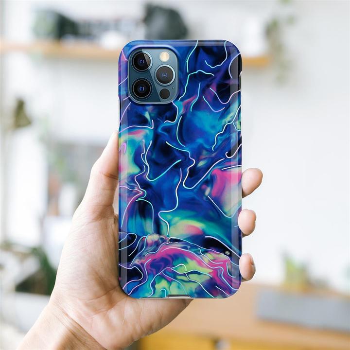 Actual product image Cadorabo IMD TPU Colorful Marble Cover (Apple iPhone 12 Pro Max)