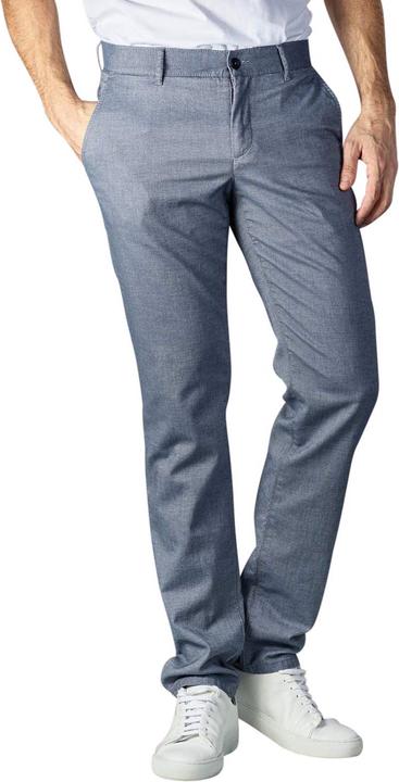Alberto Lou Pants Slim Smart-Cotton blue