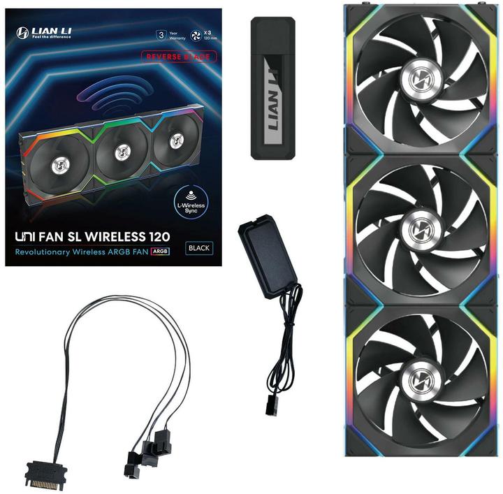 Productafbeelding Lian-Li Uni Fan SL Wireless (120 mm, 3 x)