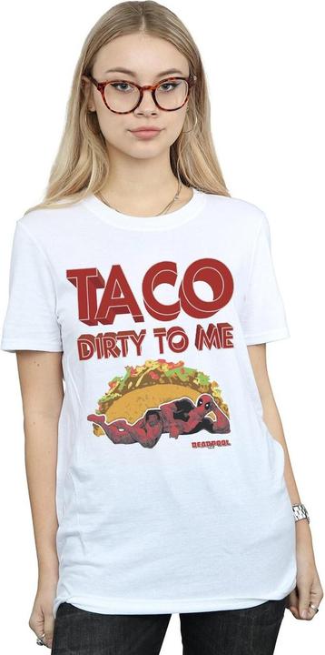 Immagine prodotto Deadpool Taco Dirty To Me Maglietta Ampia Donna (XXL)