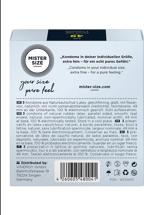 Actual product image Mister Size Fun Skin (3 pcs.)