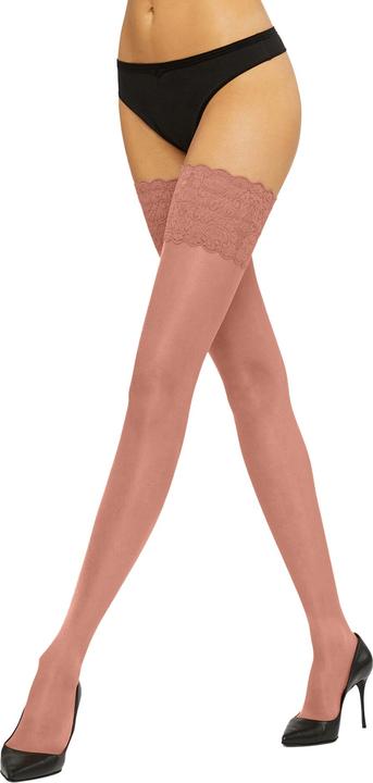 Actual product image Couture Womens/Ladies Luxurious Deep Lace Hold Up Stockings (20 DEN)