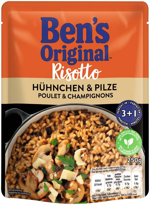 Immagine prodotto Ben's Original Risotto con pollo e funghi (250 g)