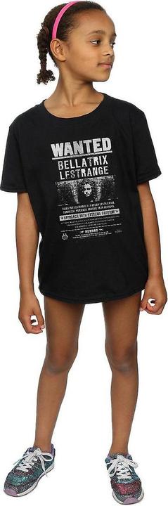 Produktbild Mädchen Bellatrix Lestrange Wanted Poster TShirt aus Baumwolle (152, 158)