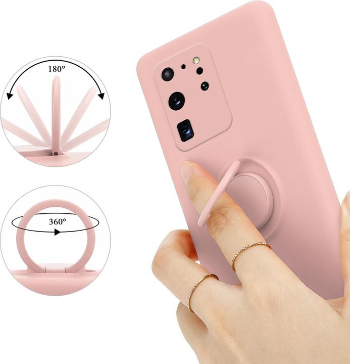 Actual product image Cadorabo TPU Liquid Ring Silicone Case Cover (Samsung Galaxy S20 Ultra)