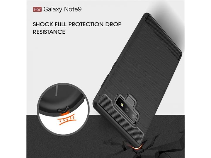 Immagine prodotto Screenguard Samsung Galaxy Note9 Cover Carbon Brushed Soft TPU (Samsung Galaxy Note 9)