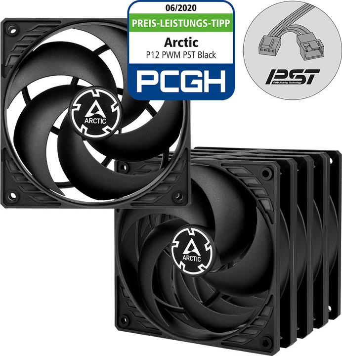 Immagine prodotto Arctic P12 PWM PST Value Pack (120 mm, 5 x)