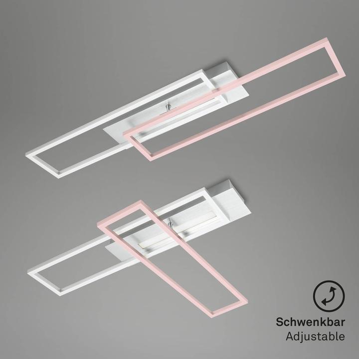 Produktbild Briloner LED Deckenleuchte, alu gebürstet, LED/40W (4400 lm)