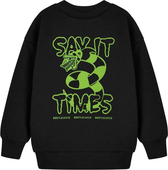 Produktbild Beetlejuice Say It Three Times Sweatshirt (146, 152)