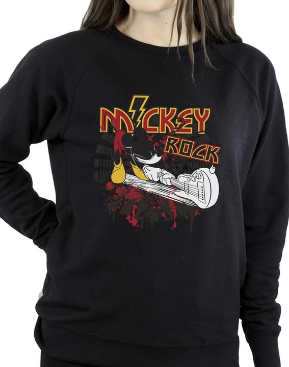 Immagine prodotto Disney Mickey Mouse Smash Guitar Rock Felpa Donna (S)