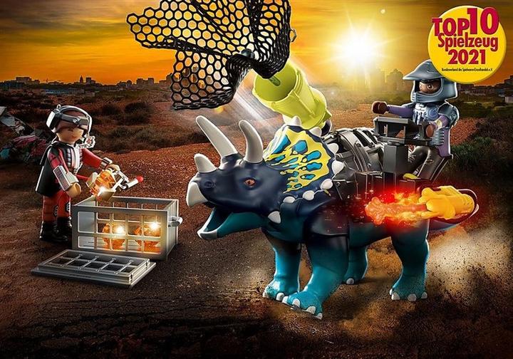 Immagine prodotto Playmobil Triceratopo: rivolta intorno alle pietre leggendarie (70627, Playmobil Dinos)