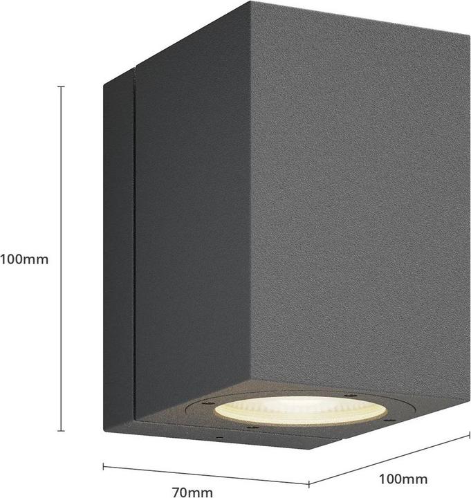 Actual product image Lucande Lorik (530 lm, IP54)